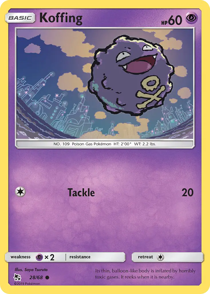 Koffing, Pokémon card