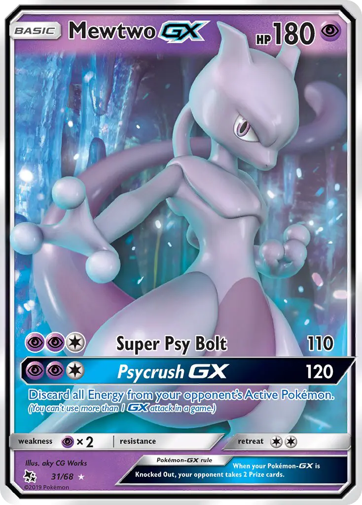 Mewtwo GX, Pokémon card