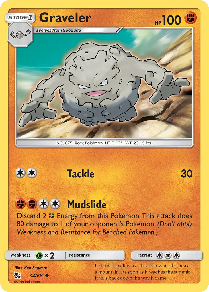 Graveler, Pokémon card
