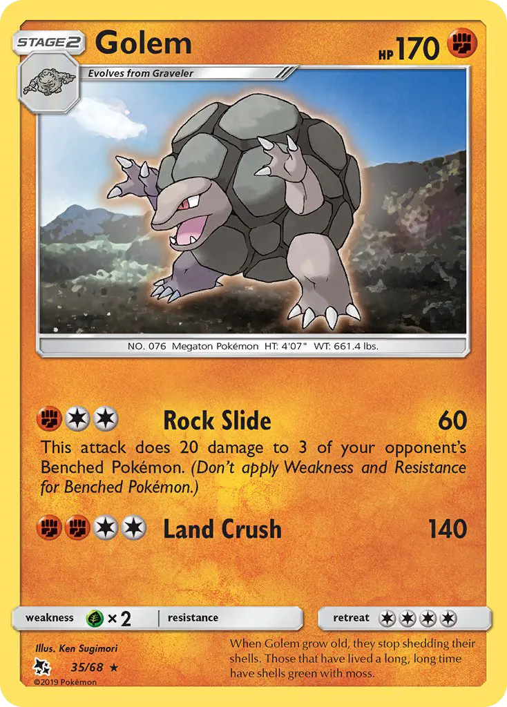 Golem, Pokémon card