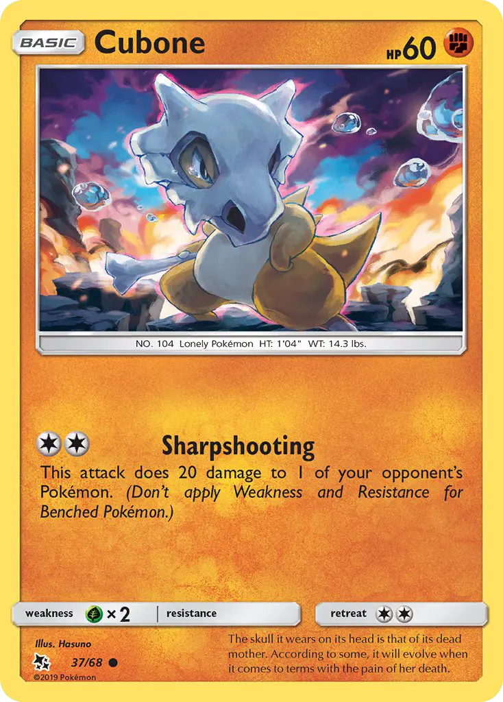 Cubone, Pokémon card