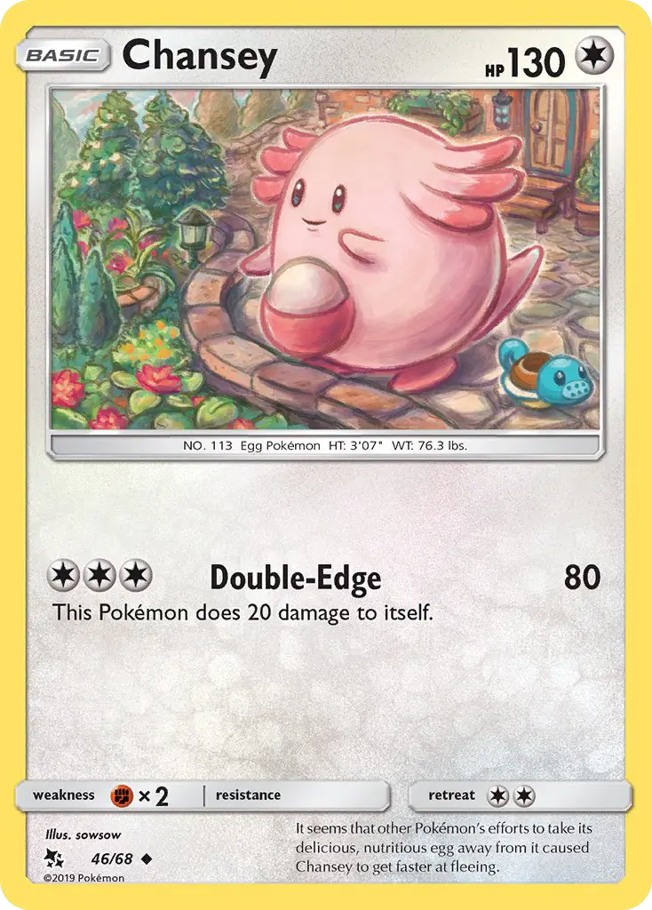 Chansey, Pokémon card