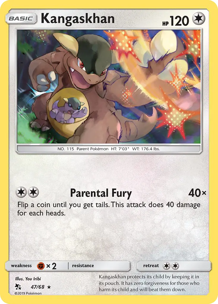 Kangaskhan, Pokémon card