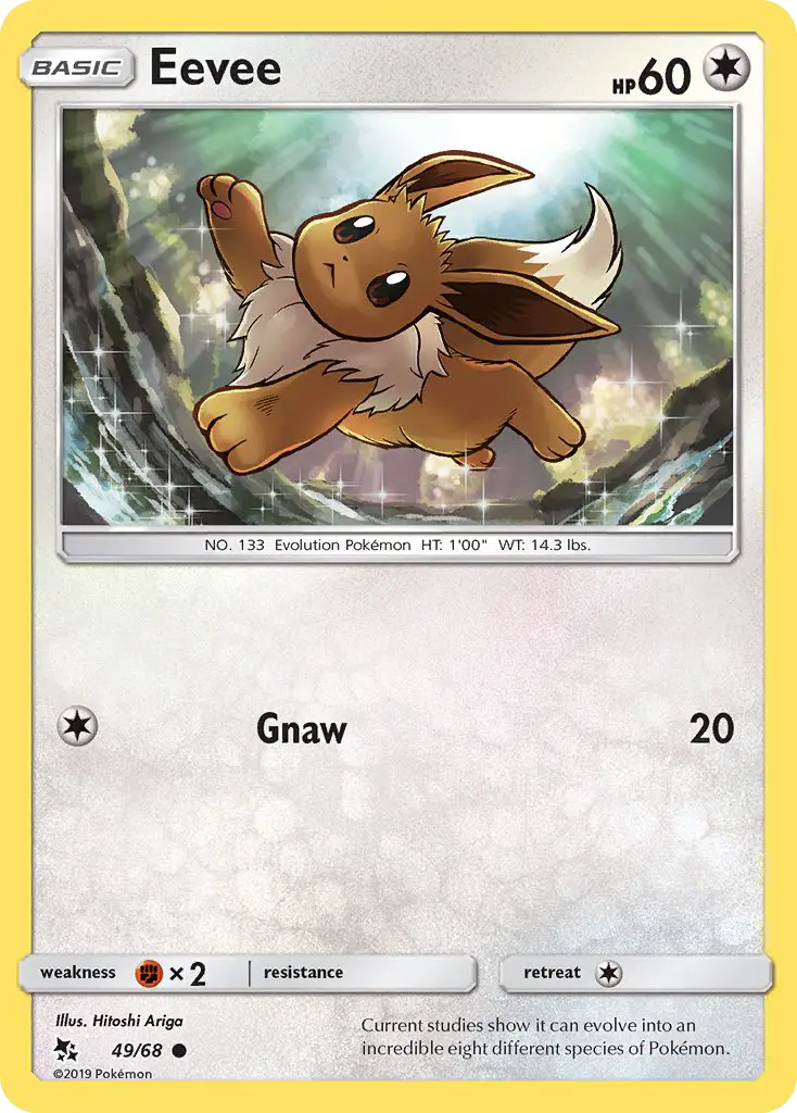 Eevee, Pokémon card