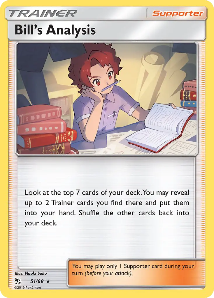 Bill’s Analysis, Pokémon card