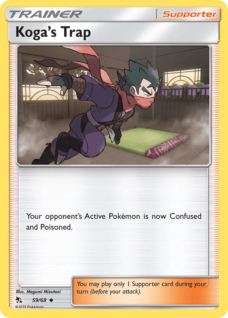 Koga’s Trap, Pokémon card