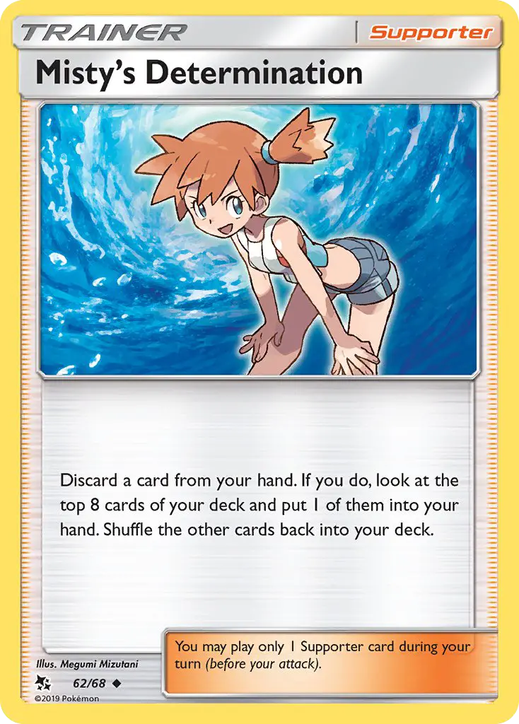 Misty’s Determination, Pokémon card