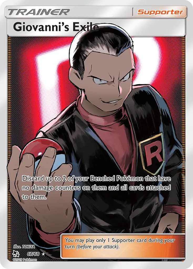 Giovanni’s Exile, Pokémon card