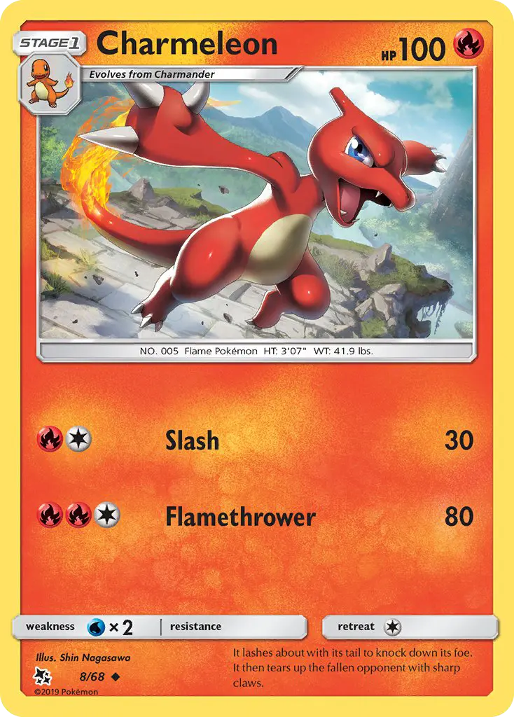 Charmeleon, Pokémon card