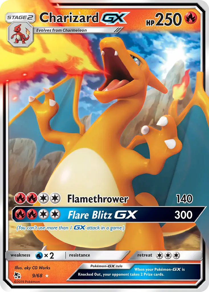 Charizard GX, Pokémon card