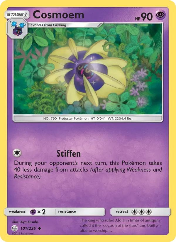 Cosmoem, Pokémon card