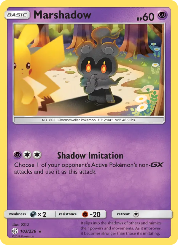 Marshadow, Pokémon card