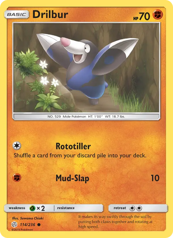 Drilbur, Pokémon card