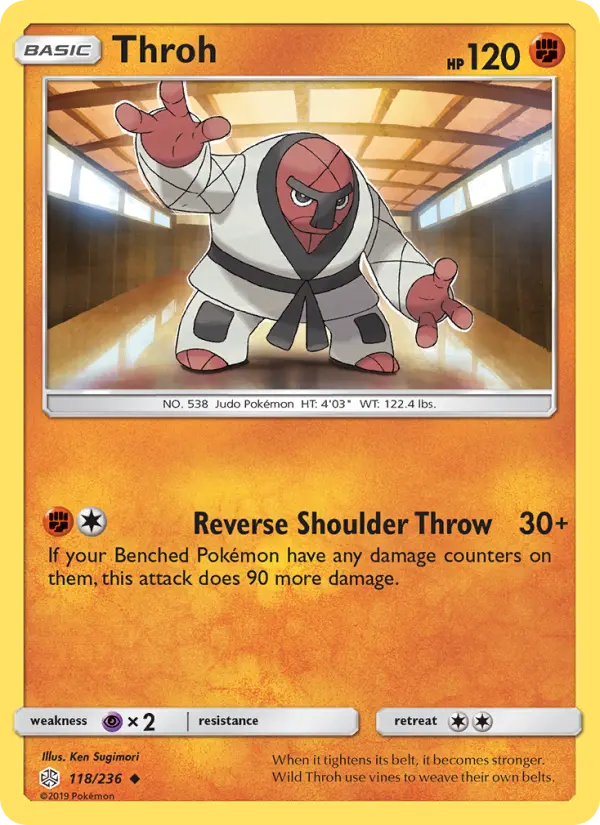 Throh, Pokémon card
