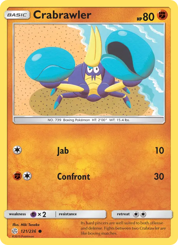 Crabrawler, Pokémon card