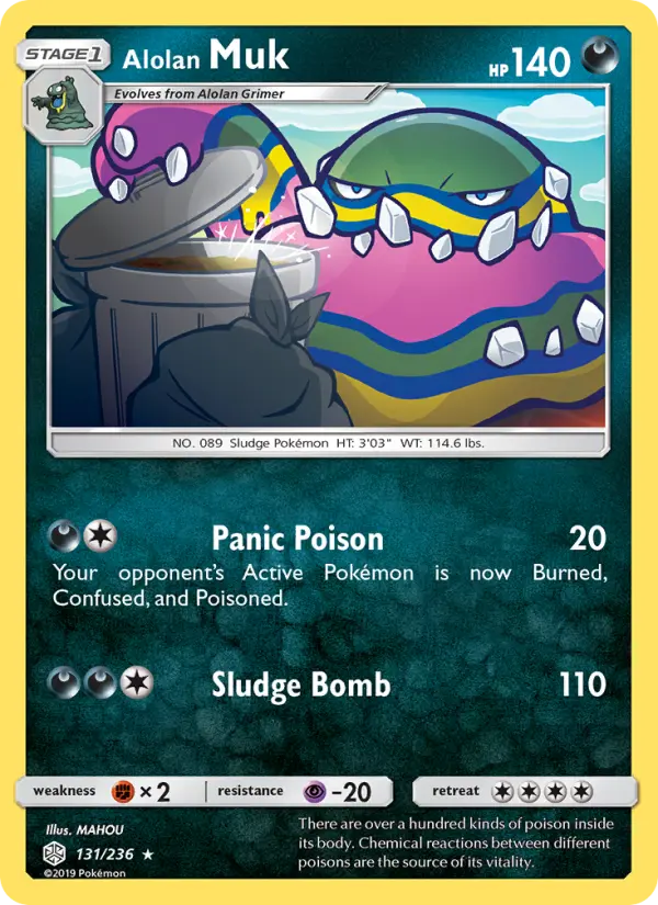 Alolan Muk, Pokémon card