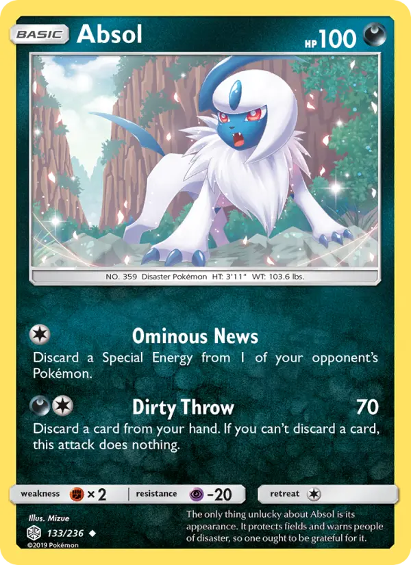 Absol, Pokémon card