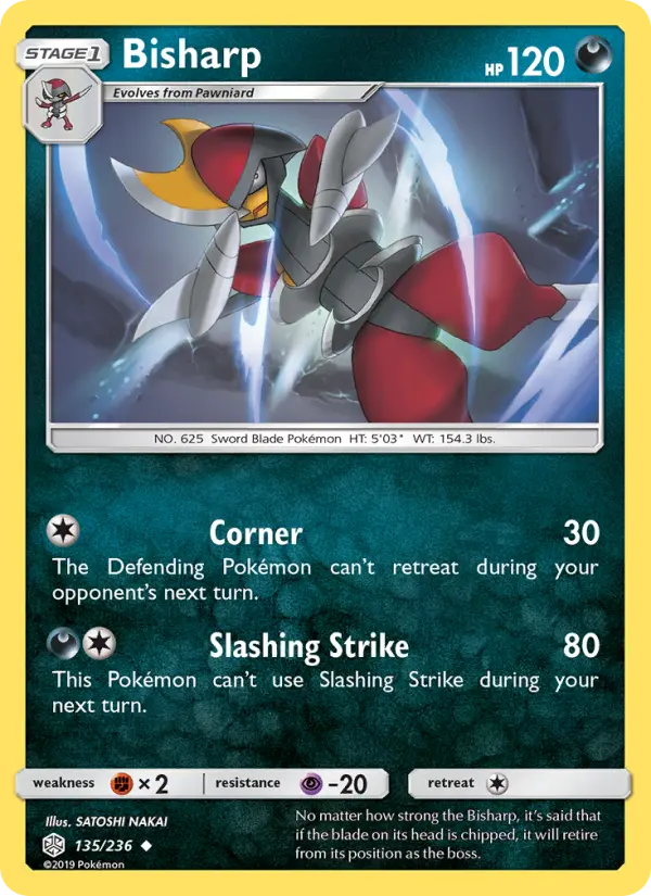 Bisharp, Pokémon card