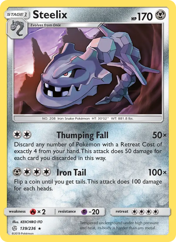 Steelix, Pokémon card