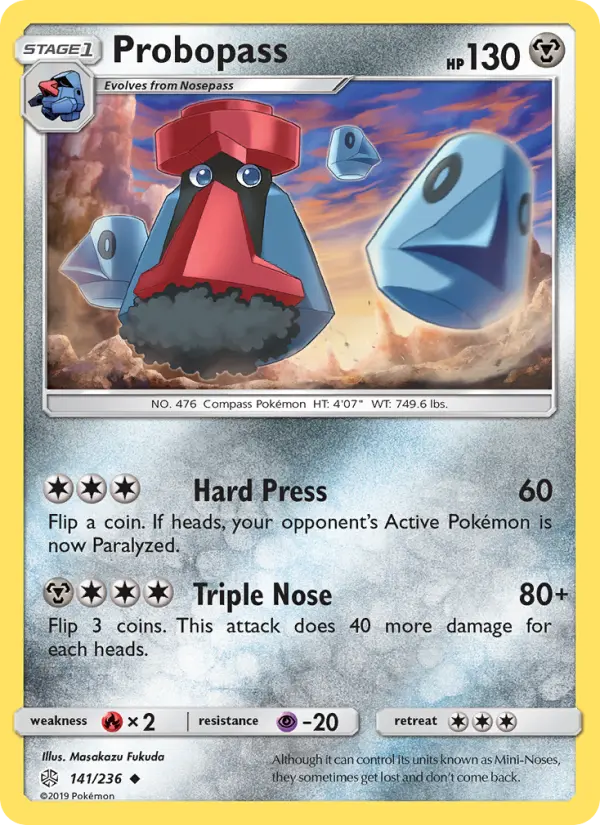 Probopass, Pokémon card