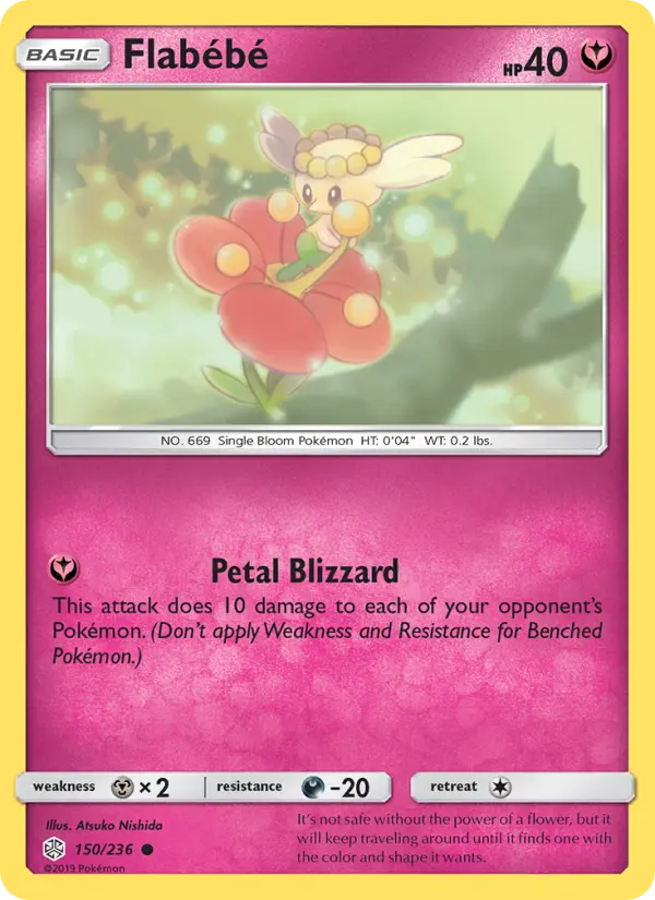 Flabébé, Pokémon card