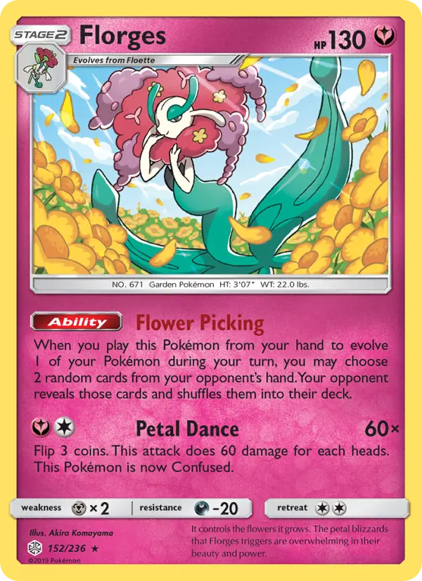 Florges, Pokémon card