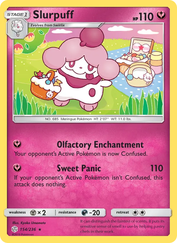 Slurpuff, Pokémon card
