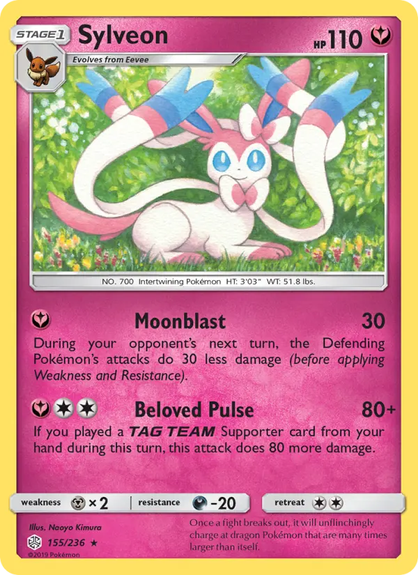 Sylveon, Pokémon card