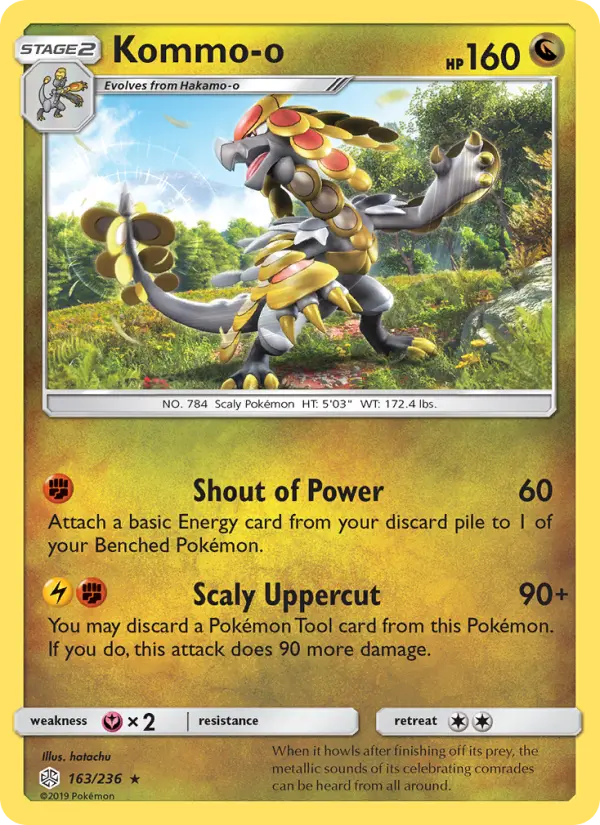 Kommo-o, Pokémon card