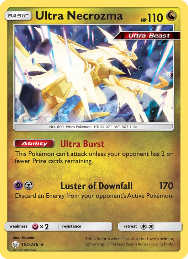 Ultra Necrozma, Pokémon card