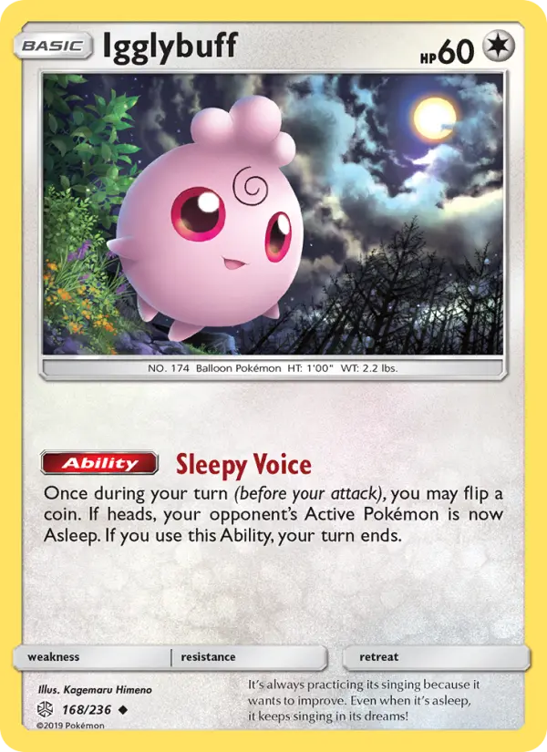Igglybuff, Pokémon card