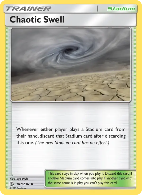 Chaotic Swell, Pokémon card