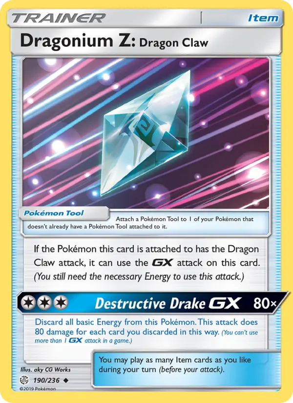 Dragonium Z: Dragon Claw, Pokémon card