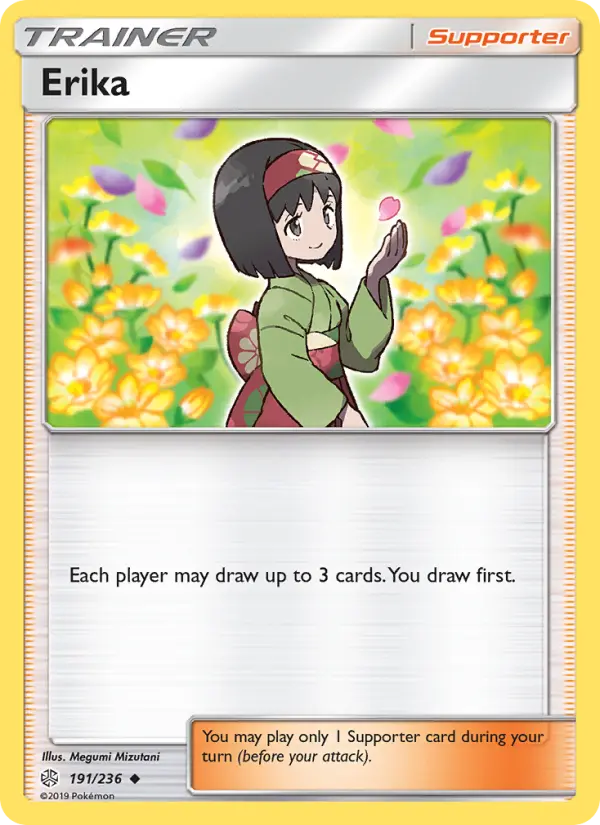 Erika, Pokémon card