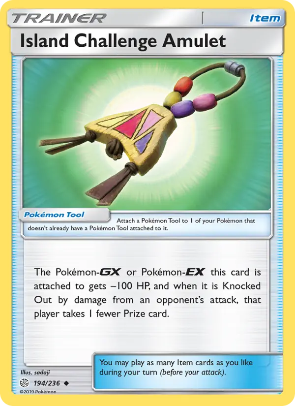 Island Challenge Amulet, Pokémon card
