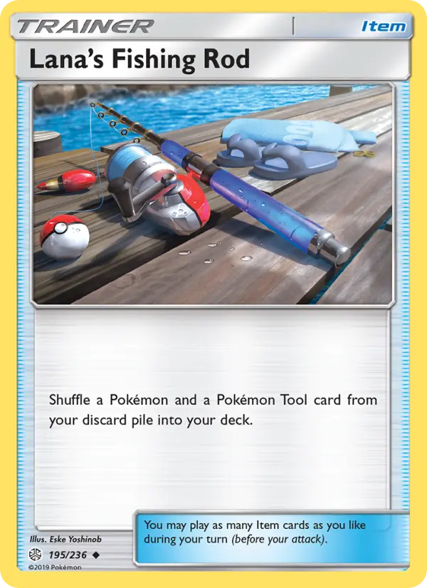 Lana’s Fishing Rod, Pokémon card