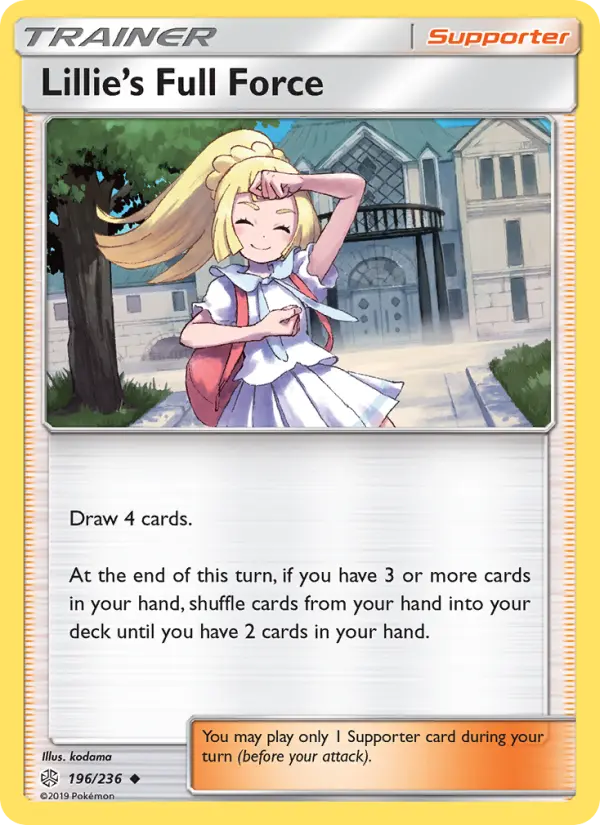 Lillie’s Full Force, Pokémon card