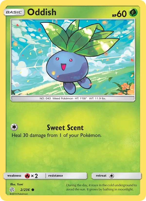 Oddish, Pokémon card