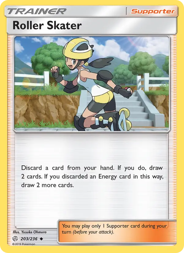 Roller Skater, Pokémon card