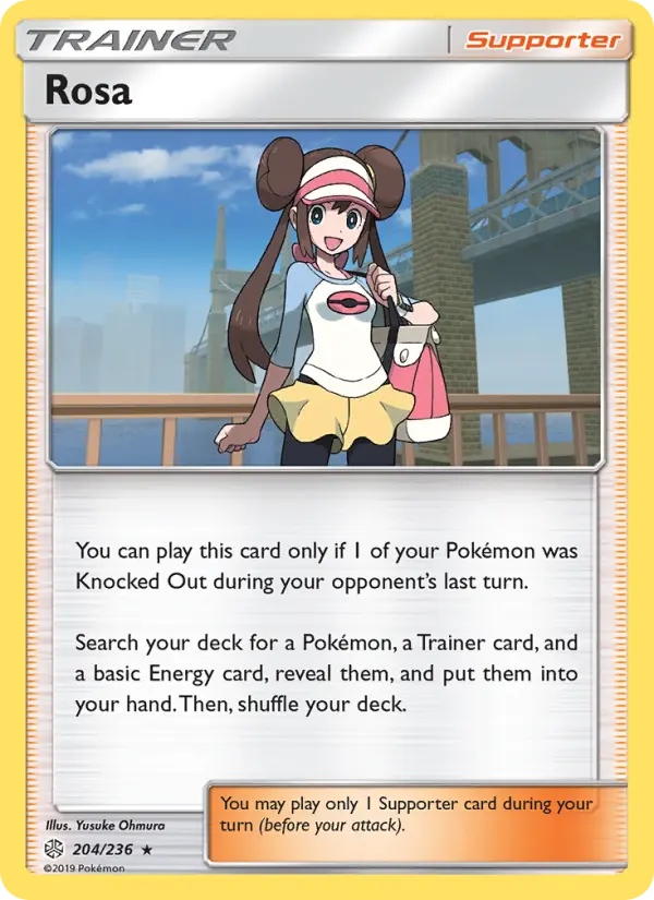 Rosa, Pokémon card