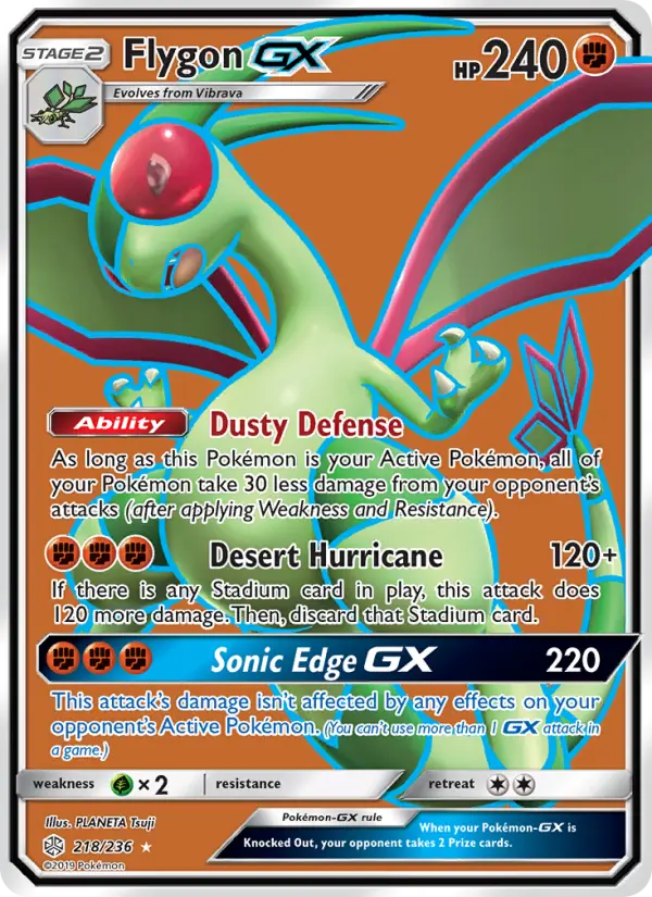 Flygon GX, Pokémon card