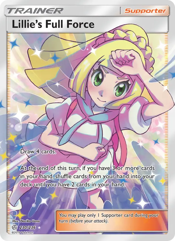 Lillie’s Full Force, Pokémon card