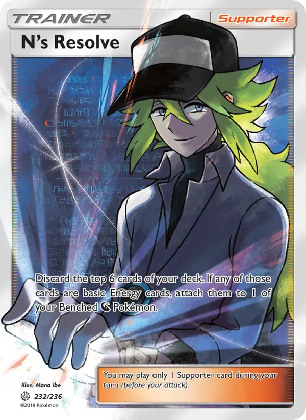 N’s Resolve, Pokémon card