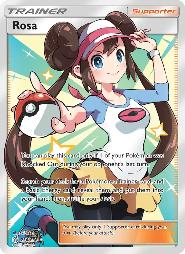 Rosa, Pokémon card