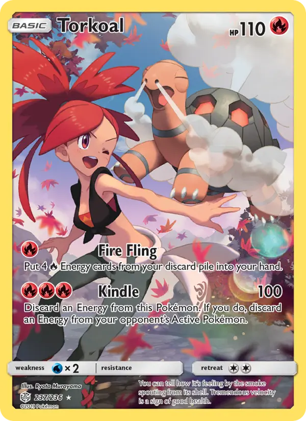 Torkoal, Pokémon card