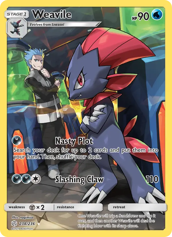 Weavile, Pokémon card