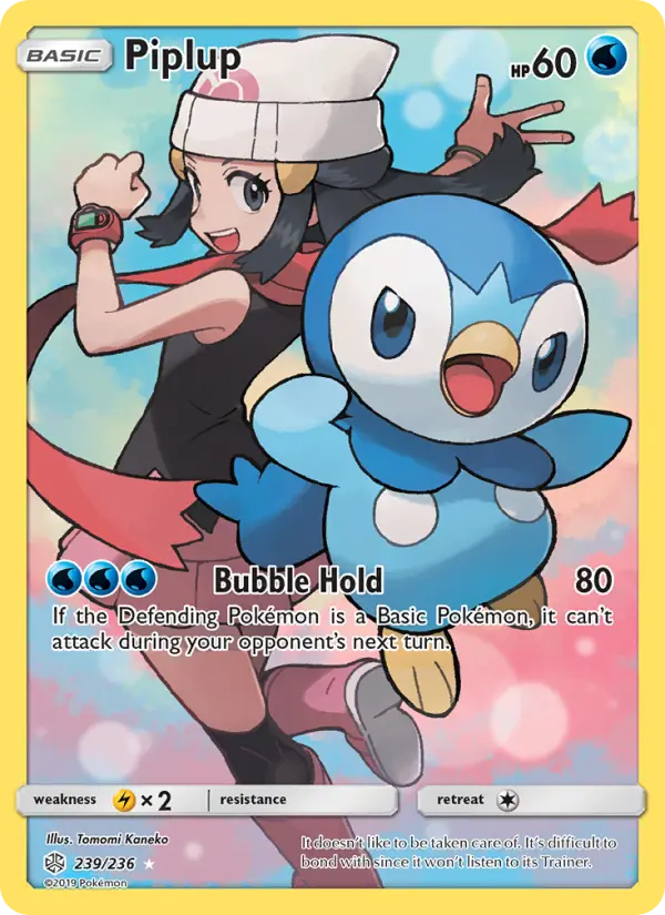 Piplup, Pokémon card