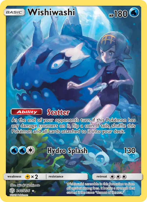 Wishiwashi, Pokémon card