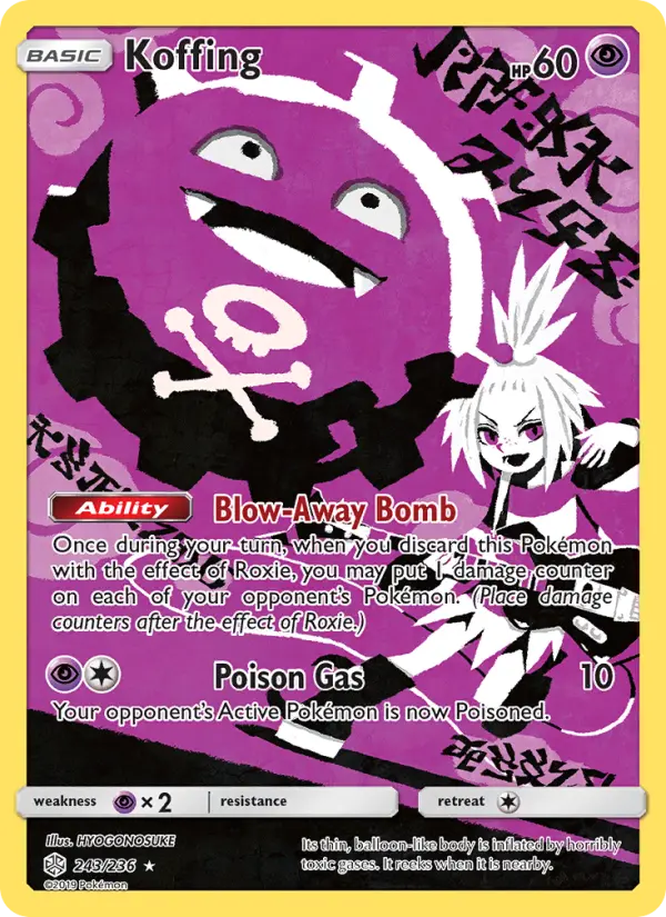 Koffing, Pokémon card