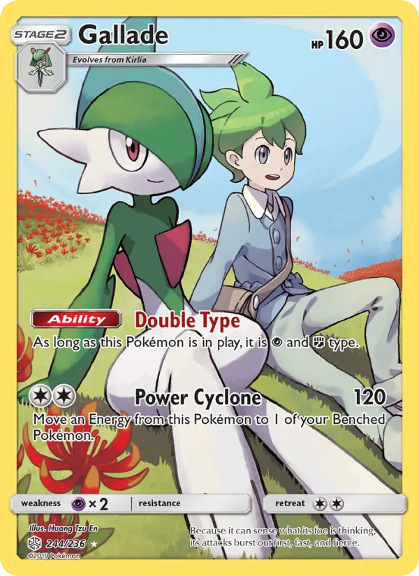Gallade, Pokémon card